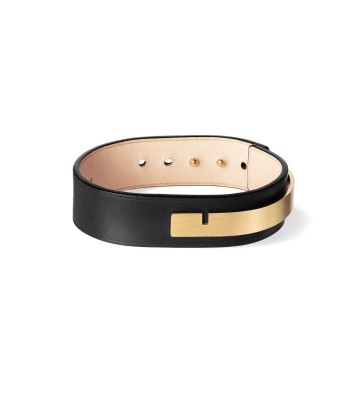 Bracelet large cuir or | U-TURN.18 Comparez plus de prix