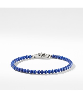 Men's Spiritual Beads Bracelet with Lapis 4MM Découvrez la collection