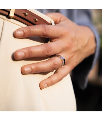 Chevalière femme argent | UNITY Les êtres humains sont 