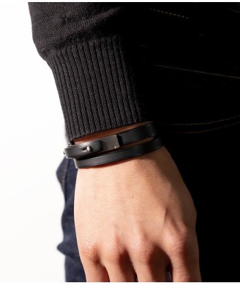 Bracelet noir homme  |  U'ROCK 2023