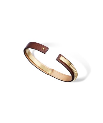 Bracelet cuir homme marron | URAEUS de technologie