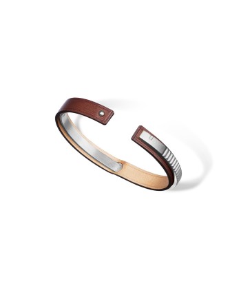 Bracelet cuir homme marron | URAEUS de technologie