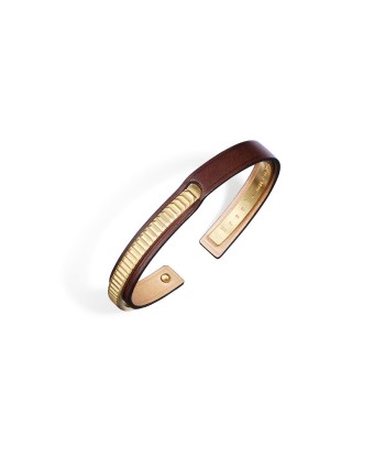 Bracelet cuir homme marron | URAEUS de technologie