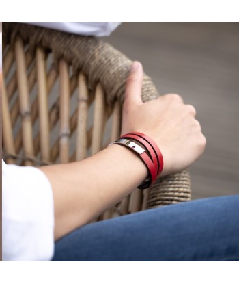 Bracelet rouge | U-TURN TRIPLE Toutes les collections ici