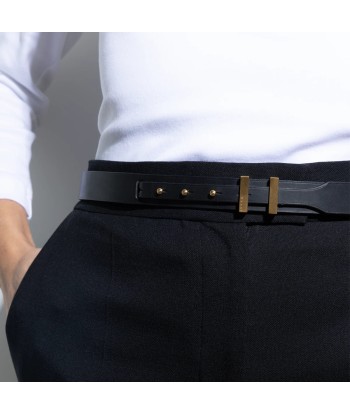 Ceinture fine noir dorée femme | Spartiate.24 Amélioration de cerveau avec