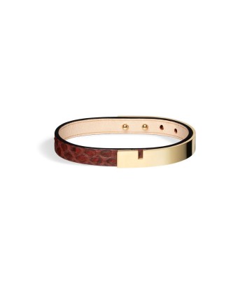 Bracelet homme or & python | U-TURN.9 hantent personnes