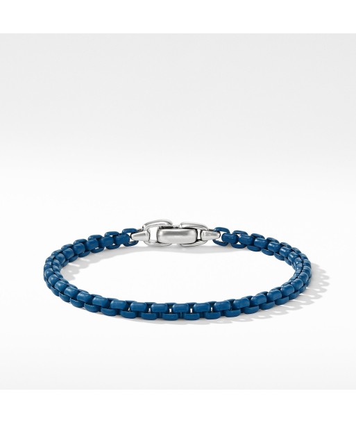 David Yurman Men's 5MM Box Chain Bracelet in Blue d'Europe débarque