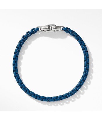 David Yurman Men's 5MM Box Chain Bracelet in Blue d'Europe débarque