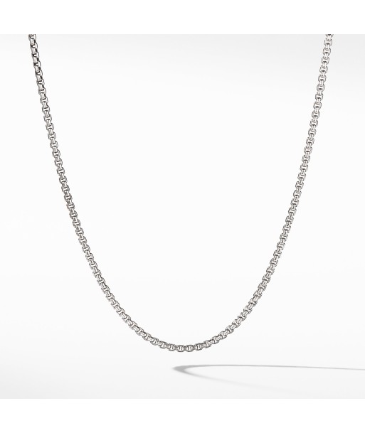 David Yurman Chain Necklace Small Box with Gold 2.7MM 50% de réduction en Octobre 2024