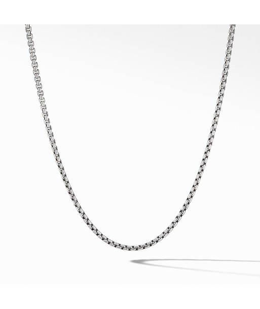 David Yurman Men's Chain Necklace Small Box 2.7MM Voir les baskets