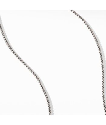 David Yurman Box Chain Mens Necklace, 1.7mm Economisez 