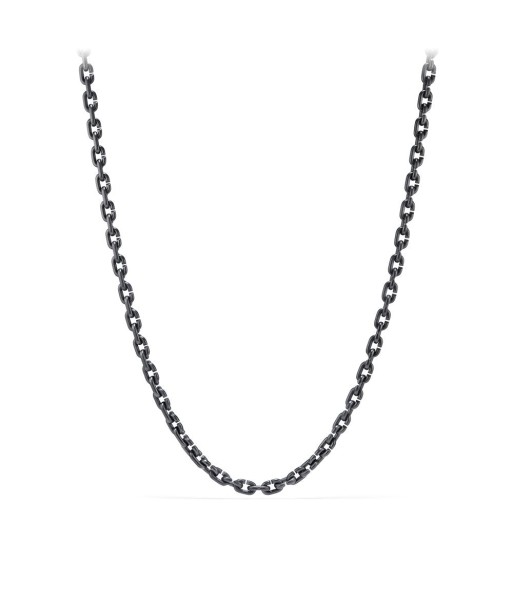 David Yurman Men's Chain Link Narrow Necklace with Black Titanium Par le système avancé 