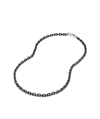 David Yurman Men's Chain Link Narrow Necklace with Black Titanium Par le système avancé 