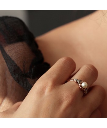 Bague 2 ors perle de culture JUSQU'A -70%! 