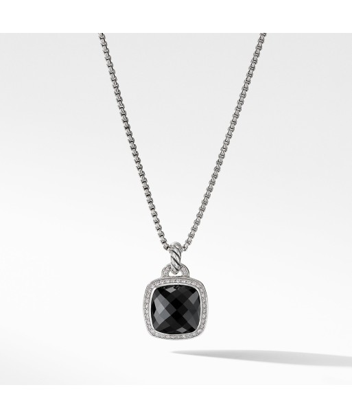 David Yurman Albion 18MM Pendant with Black Onyx and Diamonds Venez découvrir notre 