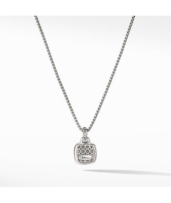 David Yurman Albion 11MM Pendant with Champagne Citrine and Diamonds with 18K Gold le concept de la Pate a emporter 