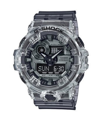 CASIO G-SHOCK GA-700SK-1A Clear Silver Metallic Skeleton Watch GA700SK sur le site 