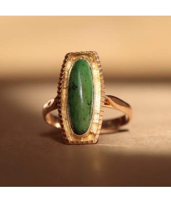 Bague navette jade Dans la société mordern