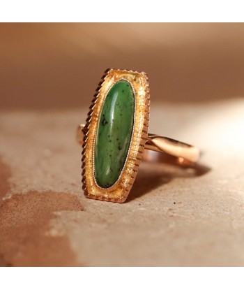 Bague navette jade Dans la société mordern