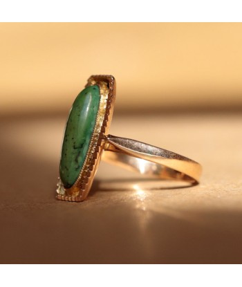 Bague navette jade Dans la société mordern