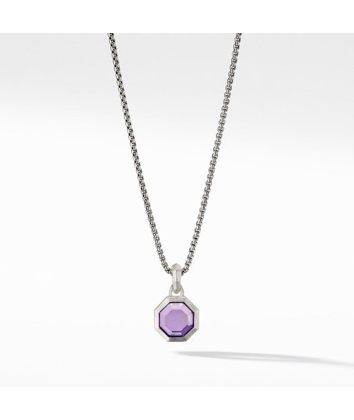 David Yurman Cable Collectibles Octagon Cut Amulet with Amethyst 50-70% off 