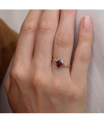 Bague fine ancienne pierre rose prix pour 