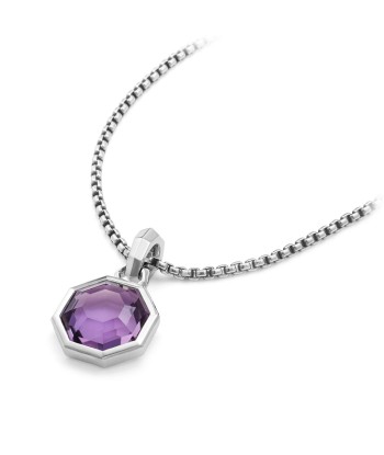 David Yurman Cable Collectibles Octagon Cut Amulet with Amethyst 50-70% off 