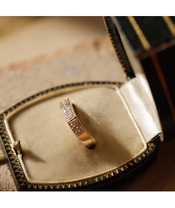 Bague à pans coupés diamants france