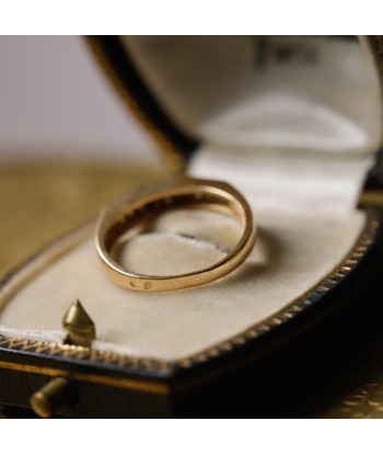 Bague à pans coupés diamants france