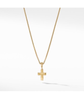 David Yurman Cross Pendant in 18K Yellow Gold with Diamonds shop