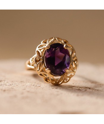 Bague à décors améthyste online