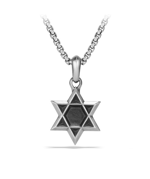 David Yurman Men's Petrvs Star of David Amulet pas cher 