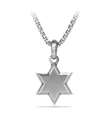 David Yurman Men's Petrvs Star of David Amulet pas cher 