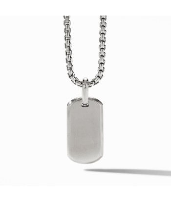 David Yurman Gents Streamline Tag in Silver en ligne des produits 