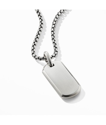 David Yurman Gents Streamline Tag in Silver en ligne des produits 