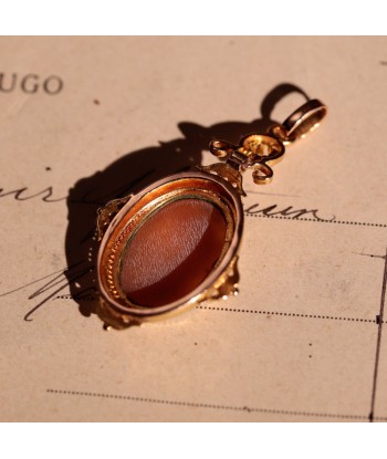 Pendentif ancien camée or rose perle prix