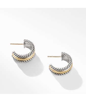 David Yurman Cable Collectibles Hoop Earrings with Gold Faites des économies