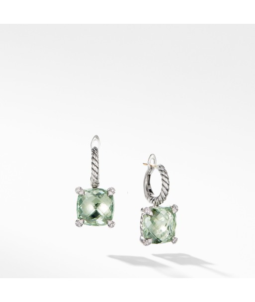 David Yurman Chatelaine Drop Earrings with Prasiolite and Diamonds sélection de produits