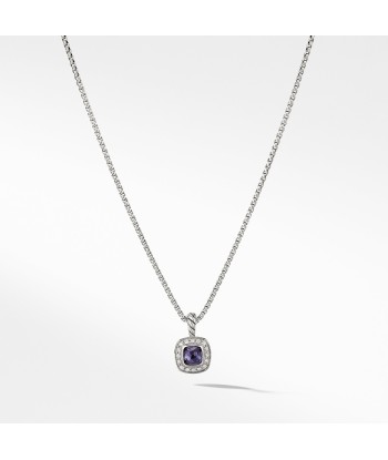 David Yurman Albion Kids Necklace with Black Orchid and Diamonds, 4mm Fin de série