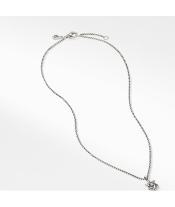 David Yurman Cable Collectibles Kids Star of David Necklace with Diamonds français