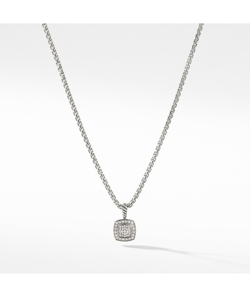 David Yurman Albion 11MM Petite Pendant with Diamonds on Chain pas cheres