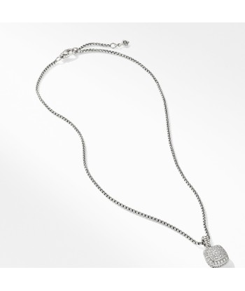 David Yurman Albion 11MM Petite Pendant with Diamonds on Chain pas cheres