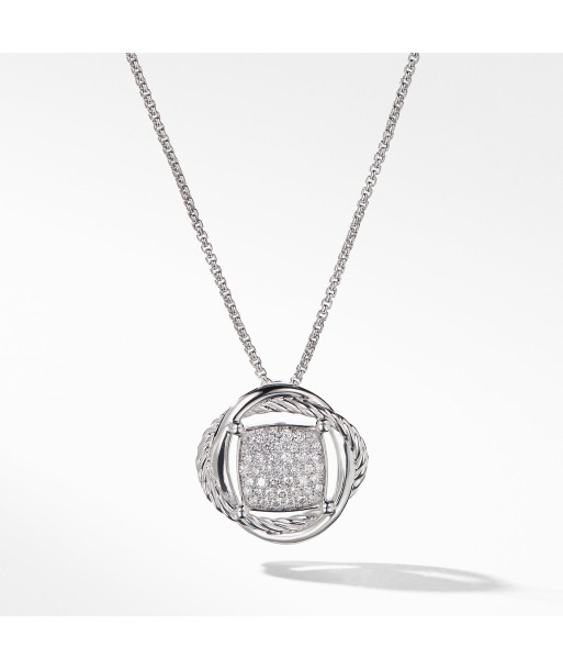 David Yurman Infinity Small Pendant Necklace with Diamonds Dans la société mordern