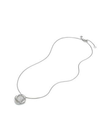 David Yurman Infinity Small Pendant Necklace with Diamonds Dans la société mordern