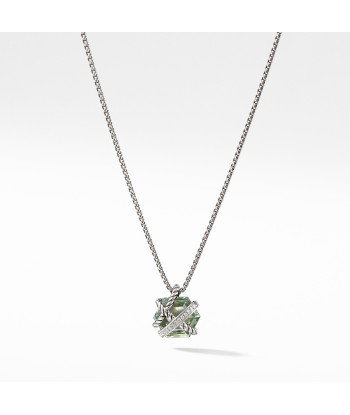 David Yurman Cable Wrap Necklace with Prasiolite and Diamonds ouvre sa boutique