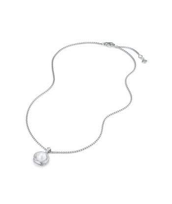 David Yurman Crossover Pearl Pendant Necklace with Diamonds le des métaux précieux