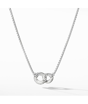 David Yurman Belmont Double Link Necklace with Diamonds Comparez plus de prix