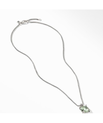 David Yurman Chatelaine Pendant Necklace with Prasiolite and Diamonds 11mm shop