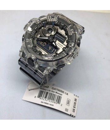 CASIO G-SHOCK GA-700SK-1A Clear Silver Metallic Skeleton Watch GA700SK sur le site 