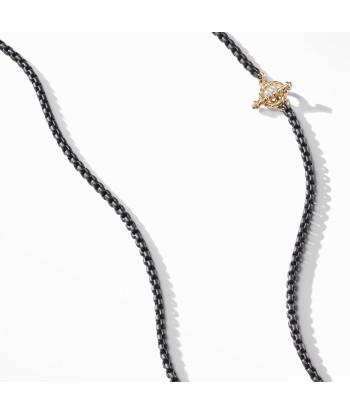 DY Bel Aire Chain Necklace in Black with 14K Gold Accents plus qu'un jeu 